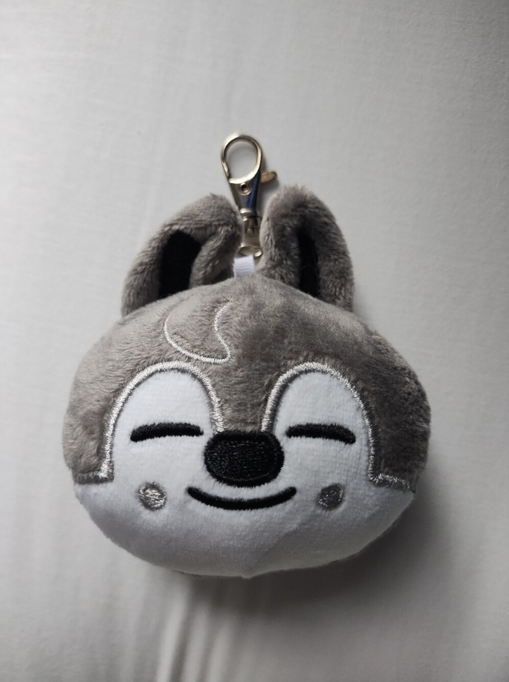Unofficial Wolf Chan Plush Keyring